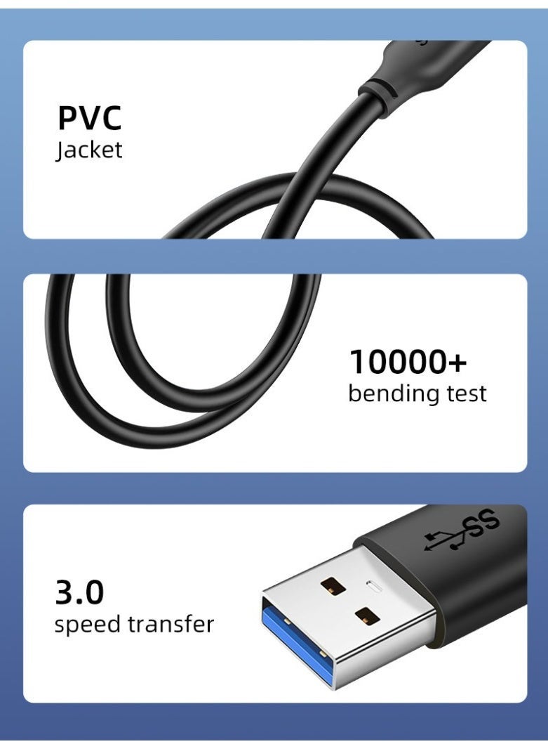 كابل تايم كابل USB 3.0 من النوع A ذكر إلى النوع A ذكر - Image 2